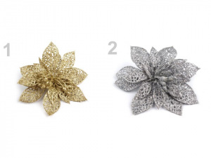 Vánoční hvězda se sponou Ø14,5 cm