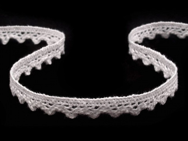 Bavlněná krajka paličkovaná šíře 11 mm