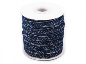 Sametová stuha šíře 10 mm s lurexem