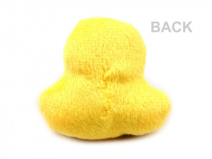 Plyšová aplikace / nášivka s pískátkem kačenka, kuřátko, včela, sova