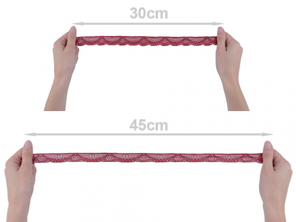 Elastická krajka šíře 28 mm