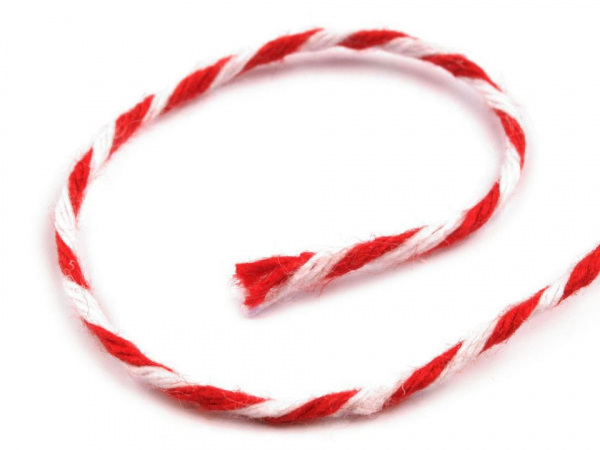 Bavlněná ozdobná šňůra Ø1,5 mm