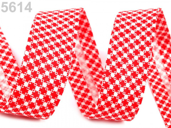 Šikmý proužek bavlněný šíře 20 mm