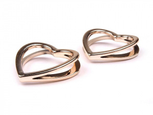 Průvlek srdce 30x29 mm