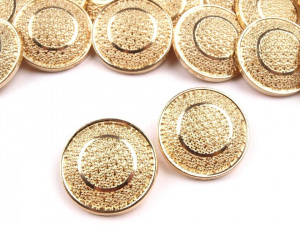 Kovový knoflík velikost 40" zlatá