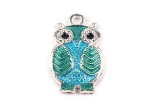 Přívěsek sova 13x20 mm