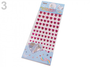 Samolepicí srdce Ø6-12 mm