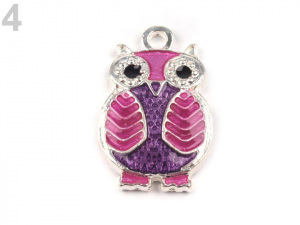 Přívěsek sova 13x20 mm