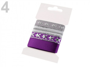 Vánoční dekorační stuha mix 4x1 m