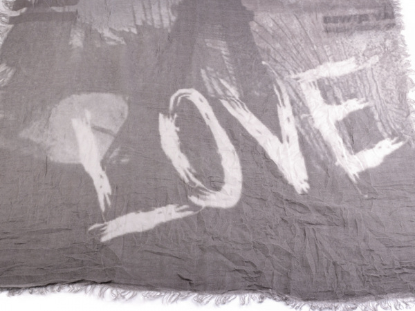 Mačkaná šála Paříž 85x170 cm