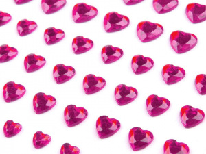 Samolepicí srdce Ø6-12 mm