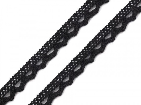 Bavlněná krajka paličkovaná šíře 11 mm