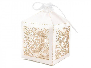 Papírová krabička se stuhou