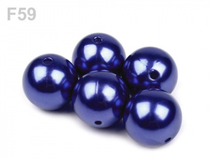 Plastové voskové korálky / perly Glance Ø16 mm