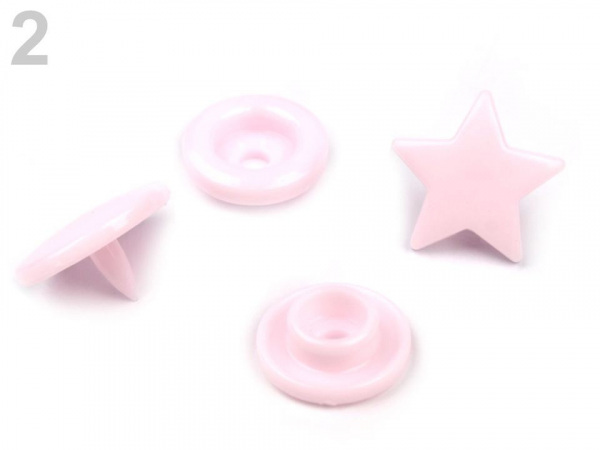 Plastové patentky velikost 20" hvězda