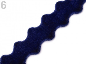 Sametová stuha šíře 12 mm vlnka