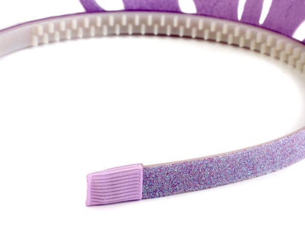 Karnevalová čelenka - korunka s glitry v krabičce