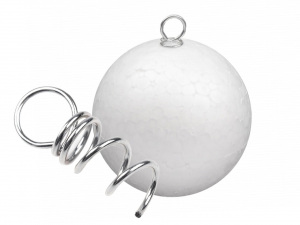 Očko na polystyrenové ozdoby 1x3 cm