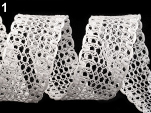 Krajková stuha šíře 40 mm