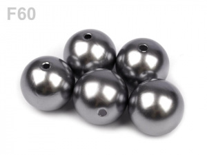 Plastové voskové korálky / perly Glance Ø16 mm