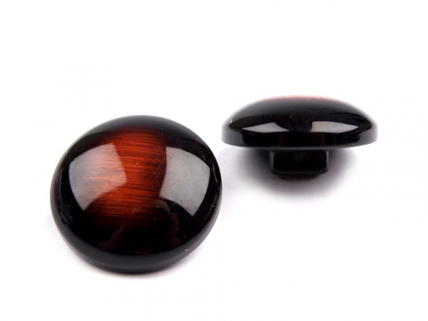 Knoflík kočičí oči velikost 40"