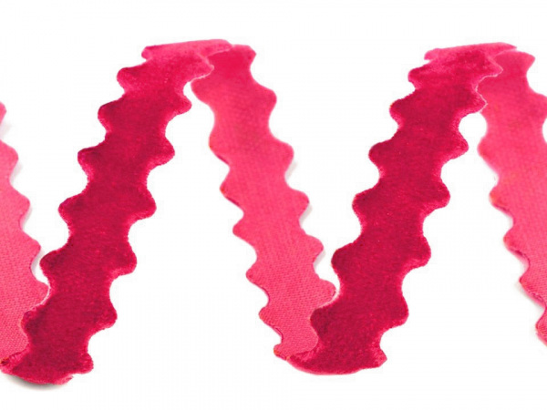 Sametová stuha šíře 12 mm vlnka