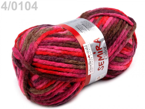 Pletací příze Semira Color 100 g