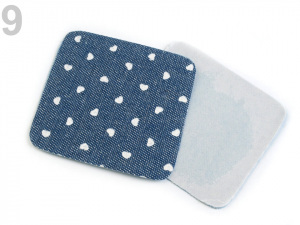 Nažehlovací záplaty riflové 7x7 cm