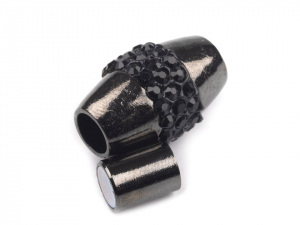 Magnetické zapínání Ø5 mm s broušenými kamínky