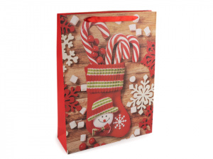 Dárková taška vánoční, velká velikost