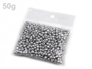 Rokajl 6/0 - 4 mm metalický, neprůhledný