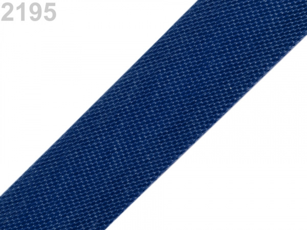 Šikmý proužek saténový šíře 15 mm zažehlený