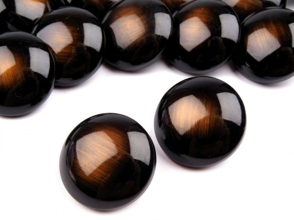 Knoflík kočičí oči velikost 40"