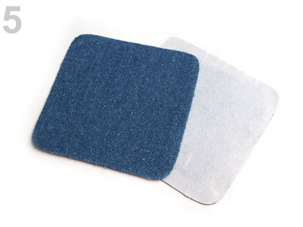 Nažehlovací záplaty riflové 7x7 cm