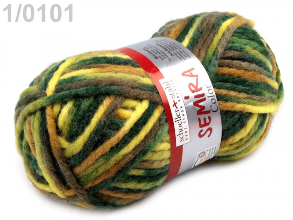 Pletací příze Semira Color 100 g