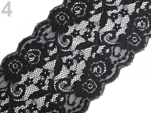 Elastická krajka / vsadka / běhoun šíře 15 cm