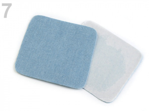 Nažehlovací záplaty riflové 7x7 cm