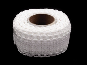 Krajková stuha šíře 40 mm