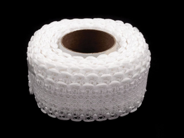 Krajková stuha šíře 40 mm