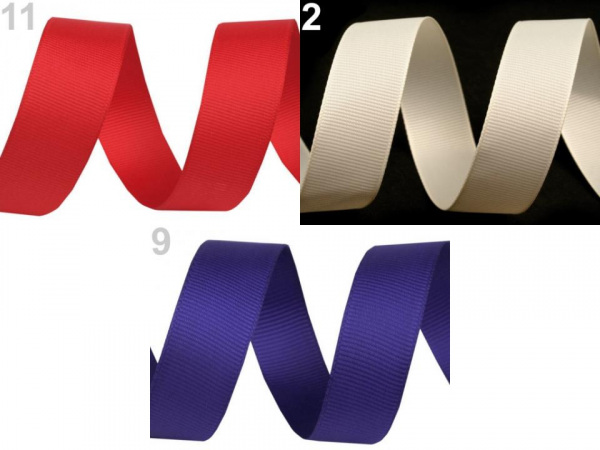 Rypsová stuha šíře 25 mm