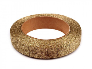 Tvarovací síťka / stuha s lurexem a drátem