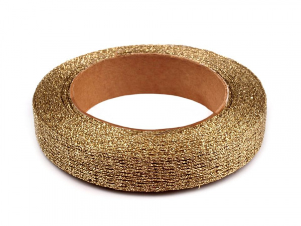 Tvarovací síťka / stuha s lurexem a drátem