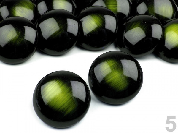 Knoflík kočičí oči velikost 40"