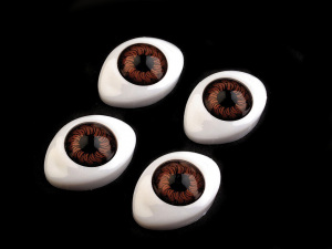 Oči nalepovací 14x19 mm