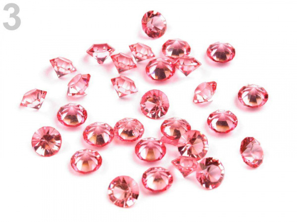 Broušené kamínky SS16 pro výrobu štrasu / svatebních stolů