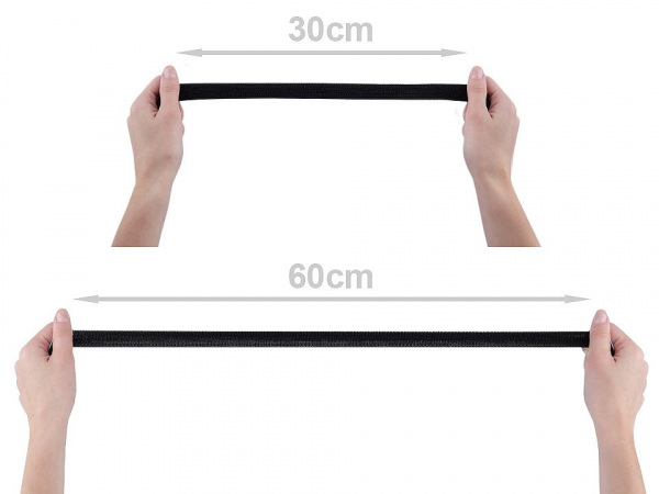 Suchý zip plyš šíře 20 mm elastický