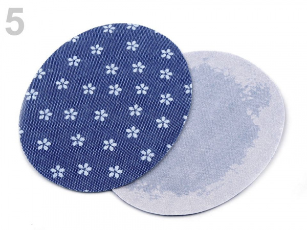 Nažehlovací záplaty riflové 6,8x8,5 cm