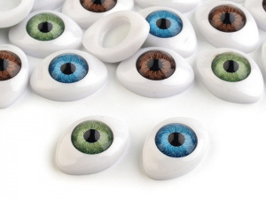 Oči nalepovací 14x19 mm