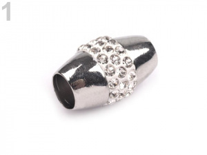 Magnetické zapínání Ø5 mm s broušenými kamínky