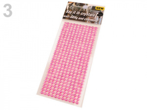 Samolepicí perly na lepicím proužku Ø4 mm